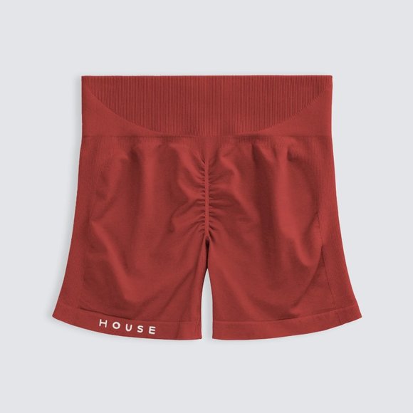 House iD Seamless 5" Bike Short — Mars Red, Small - Picture 3 of 7